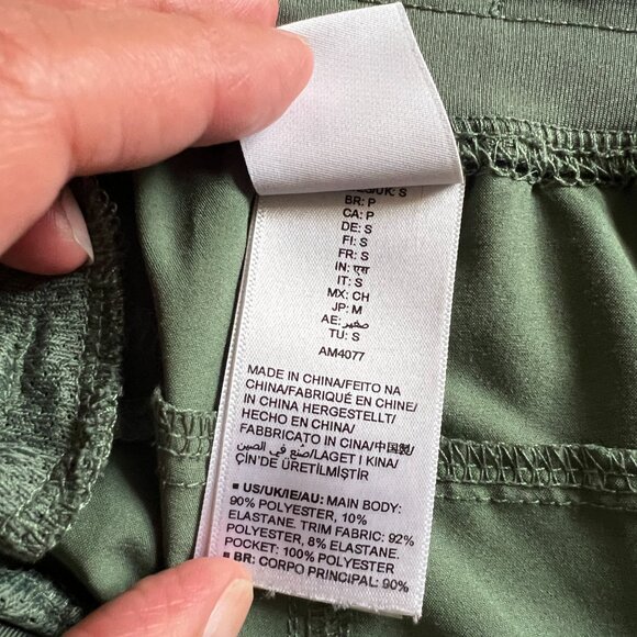 Amazon Essentials Olive Green Athletic Shorts Size Woman Small - Picture 8 of 13